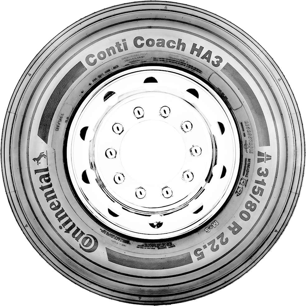 Download Continental Coach Bus Tire | Wallpapers.com