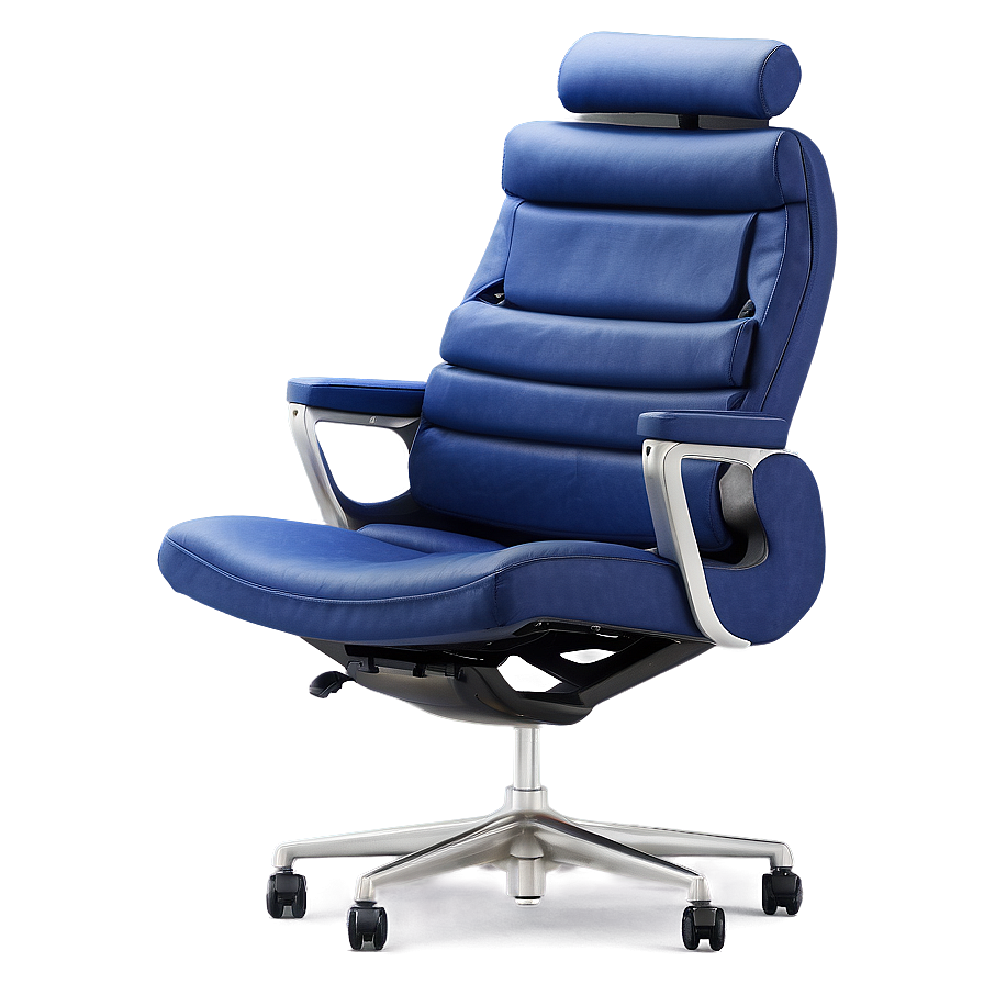 Contoured Desk Chair Png 06132024 PNG