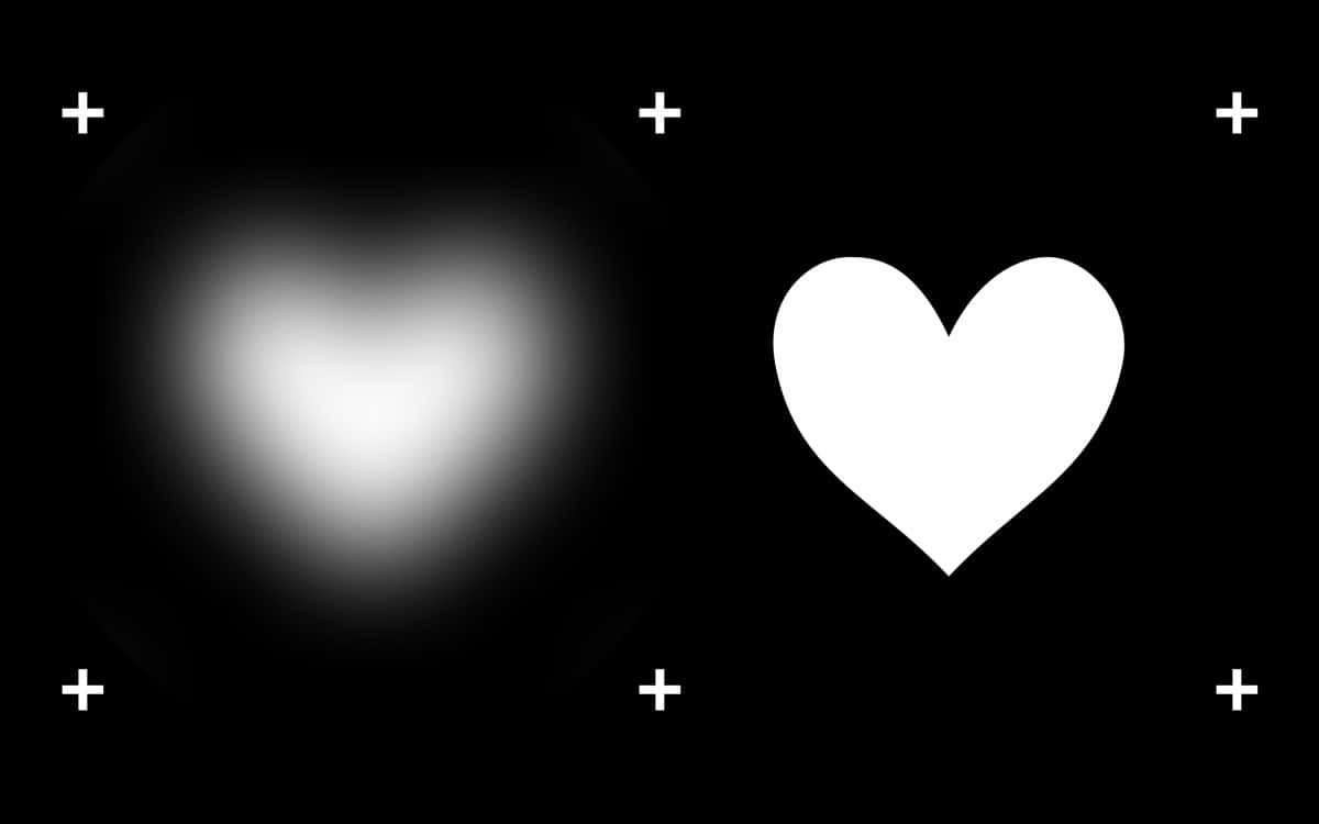 Contrast_ Hearts_ Black_and_ White Wallpaper