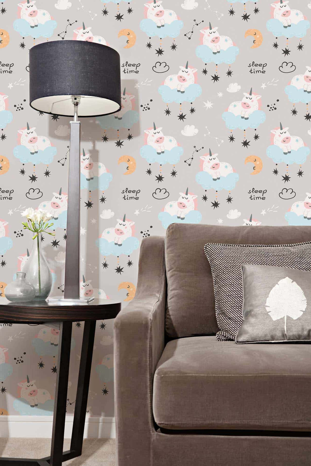Conventional Baby Interior Room Wallpaper