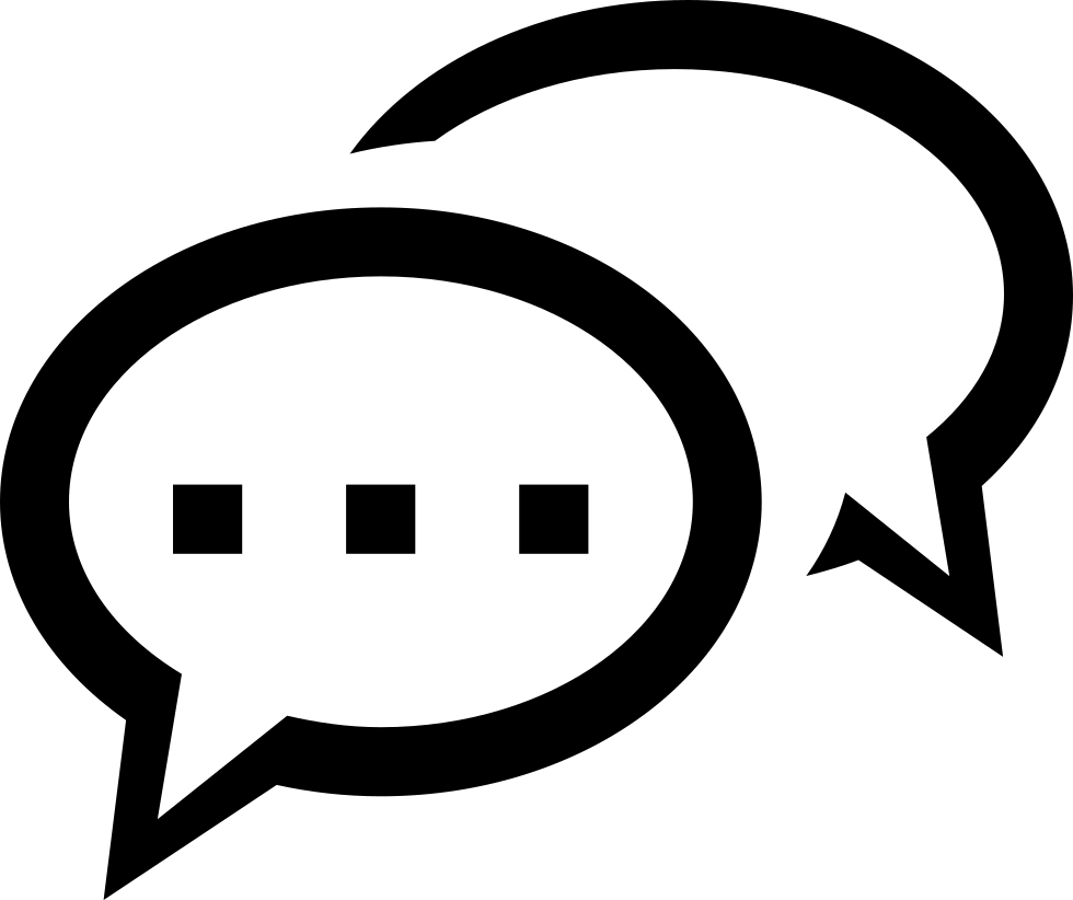 Conversation Bubbles Icon PNG