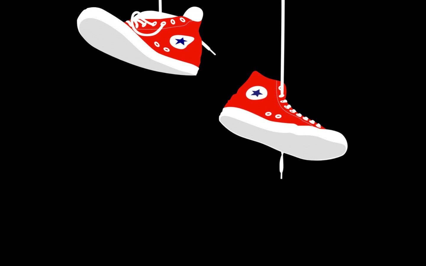 Converse Cartoon Shoes Wallpaper