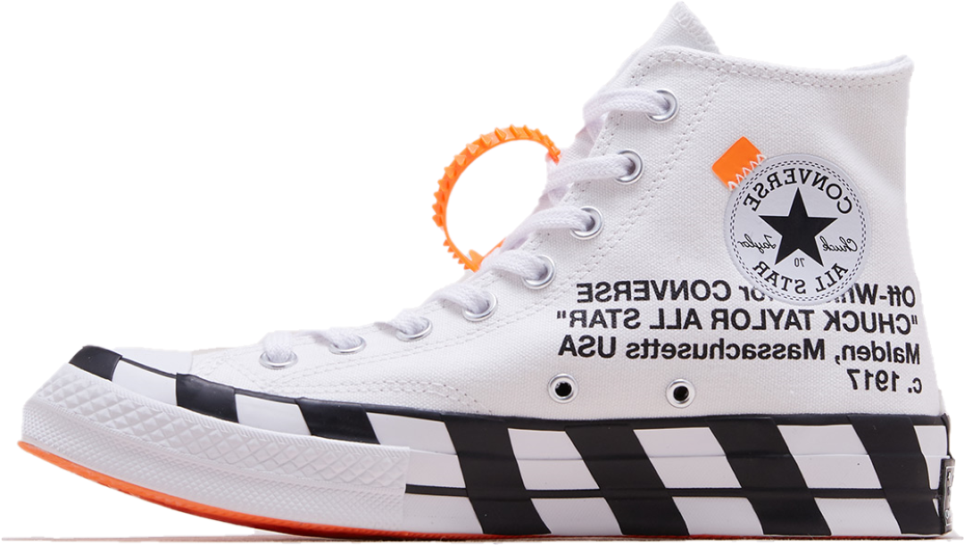 Converse Chuck Taylor Off White Side View.png PNG