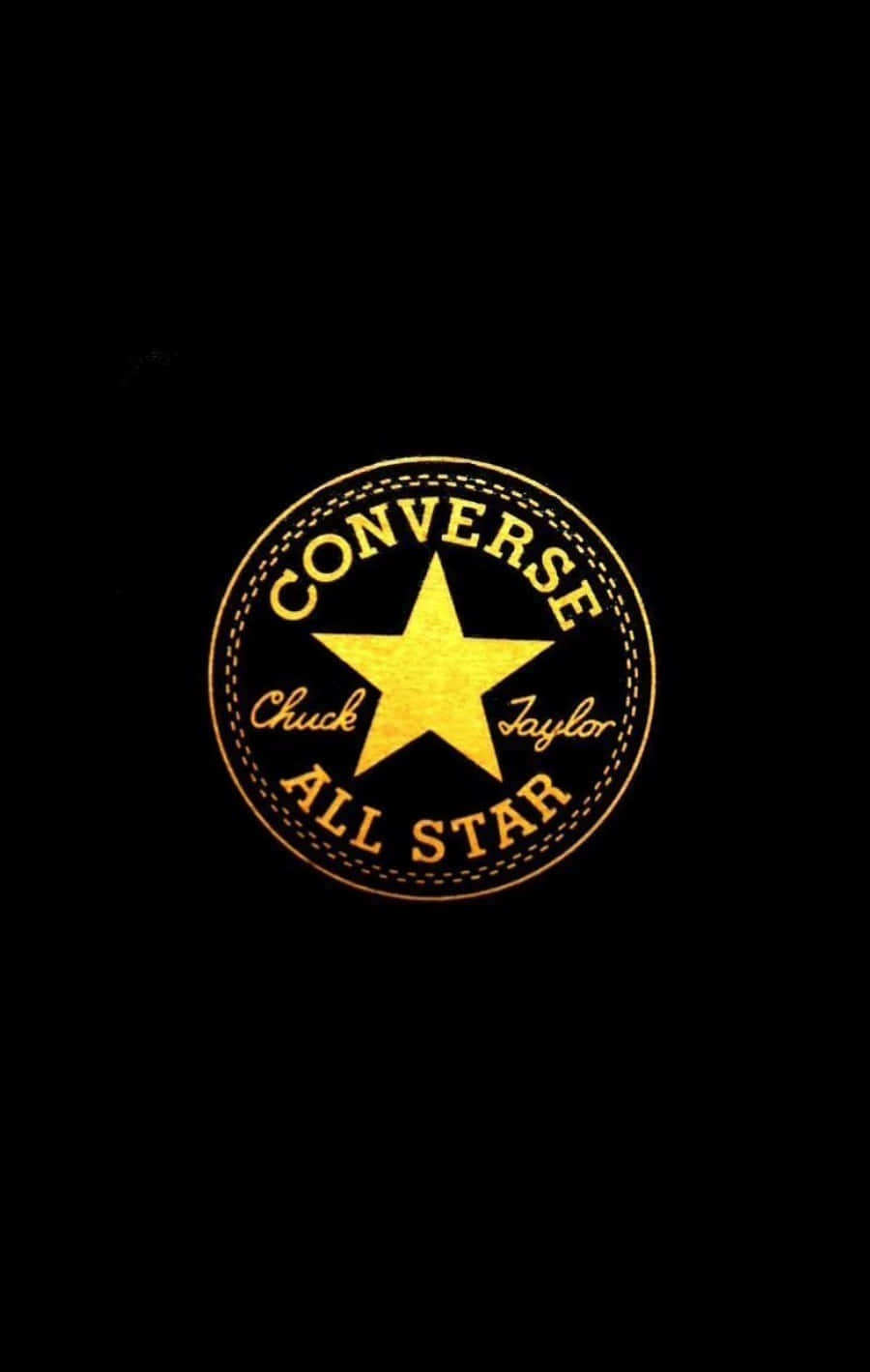 Ennärmare Titt På Converse-logotypen