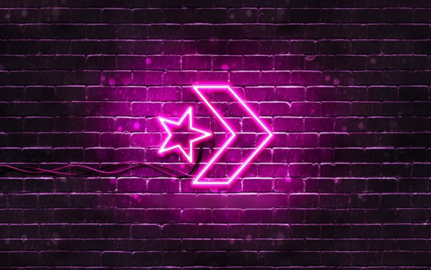 converse logo wallpaper pink