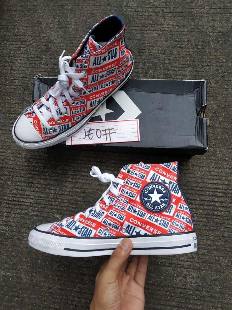 "Make a statement with classic Converse shoes"