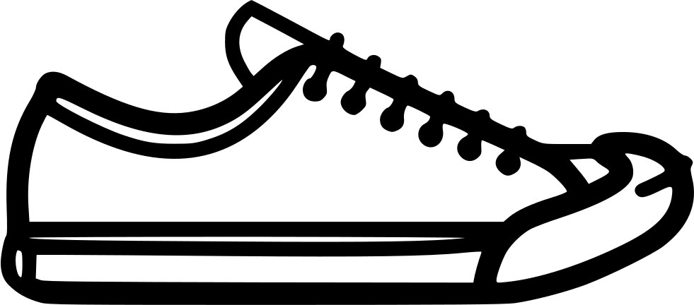 Converse Sneaker Silhouette PNG