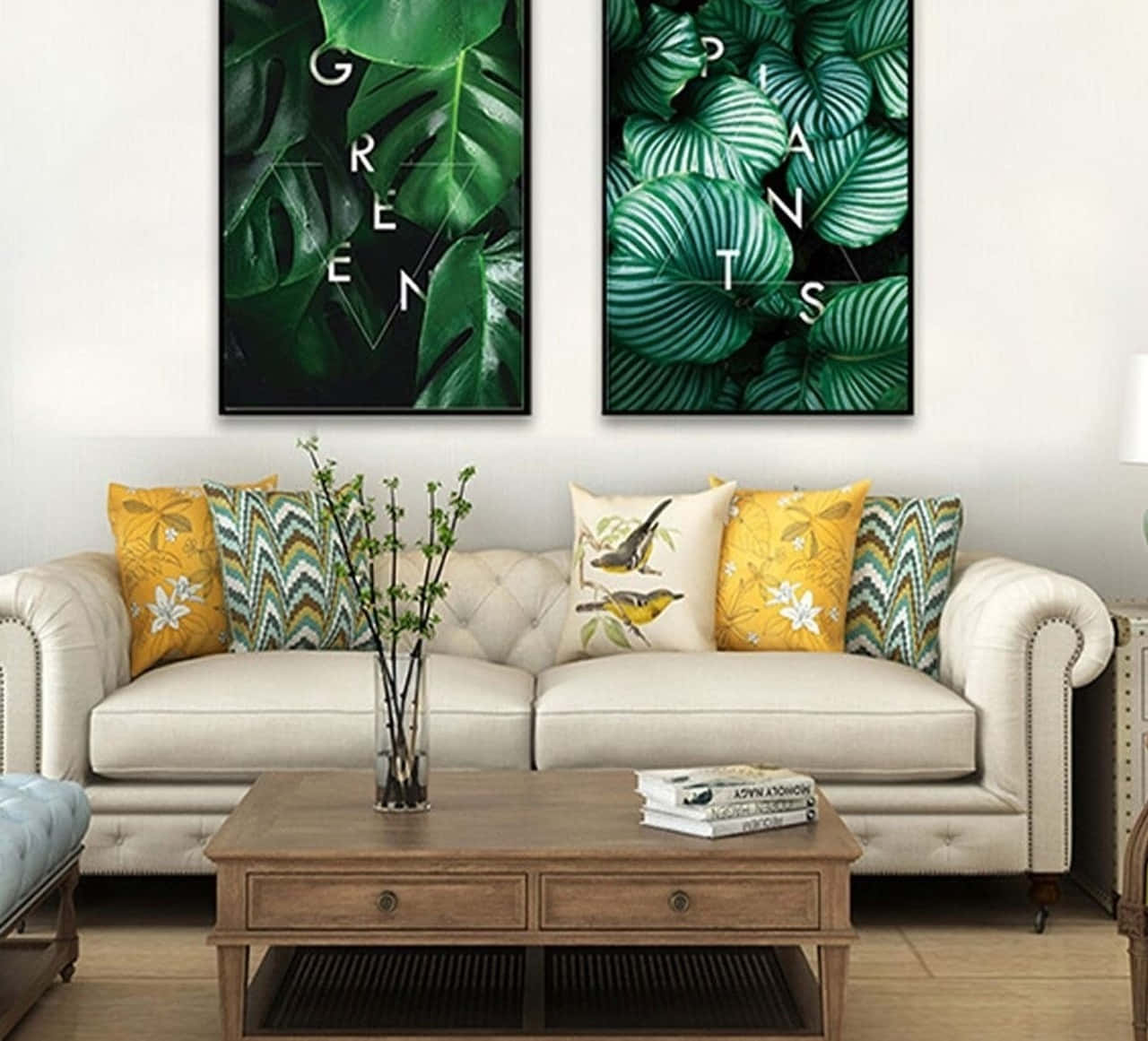 Convoluted Green Designs Wallpaper