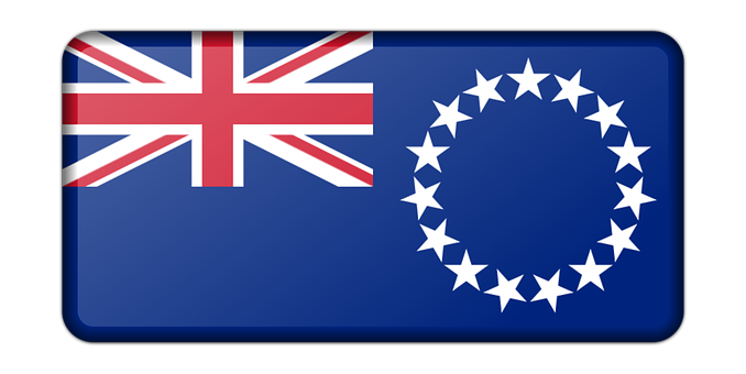 Cook Islands Flag Graphic PNG