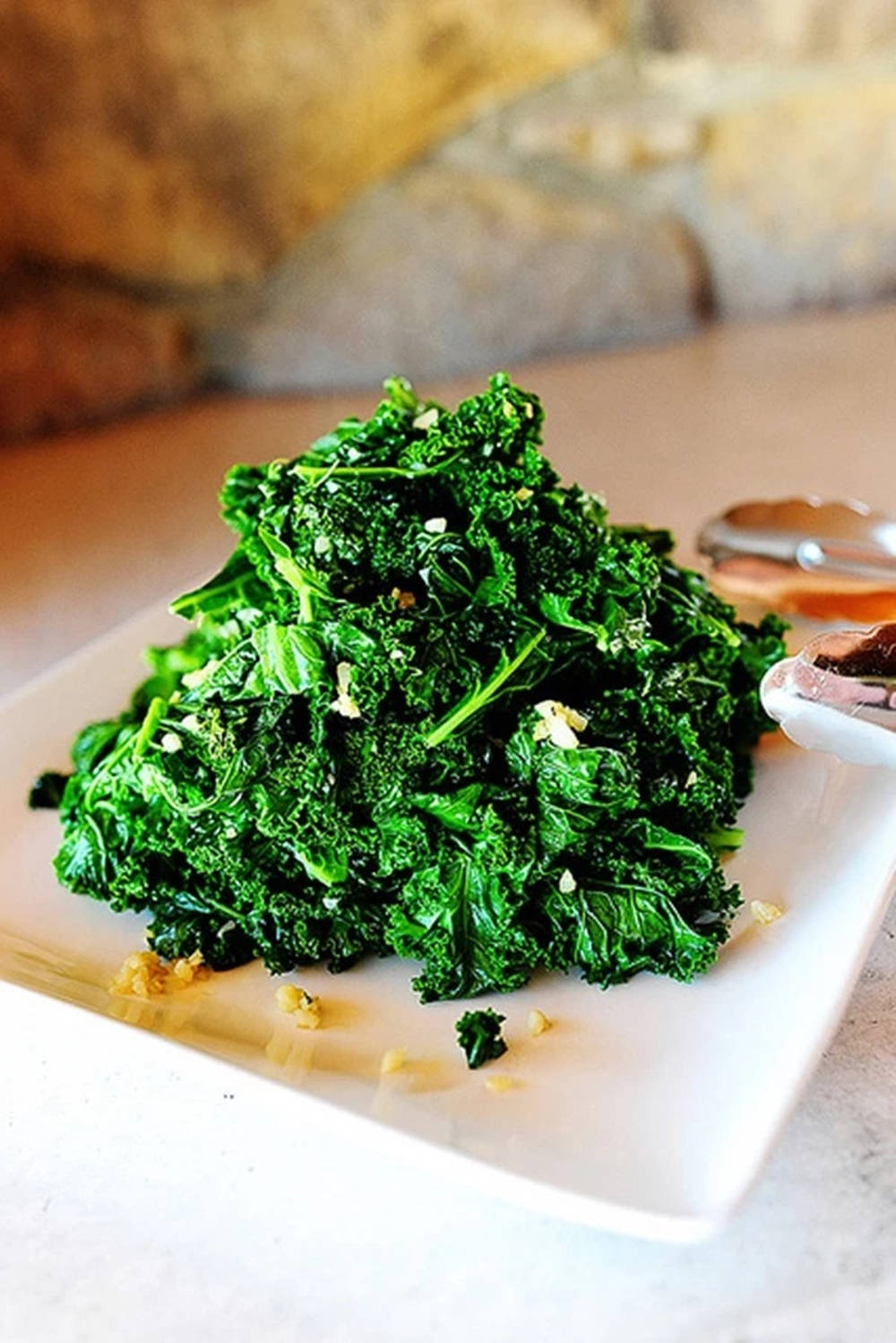 Cooked Kale Dish Wallpaper
