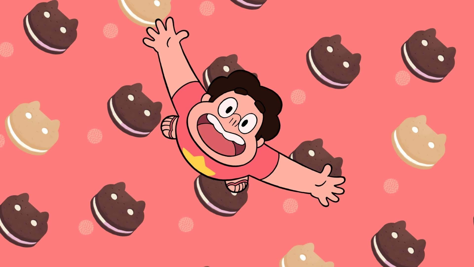Cookie Cat And Steven Universe Ipad Picture