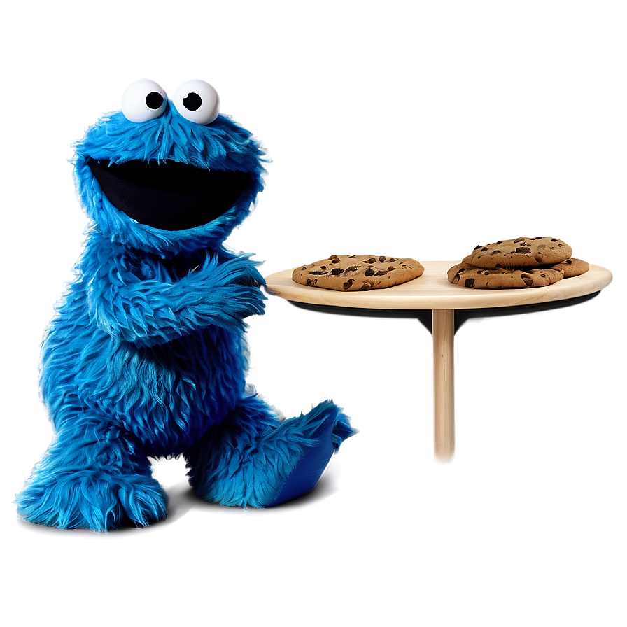 Cookie Monster Cutout Png Ban PNG