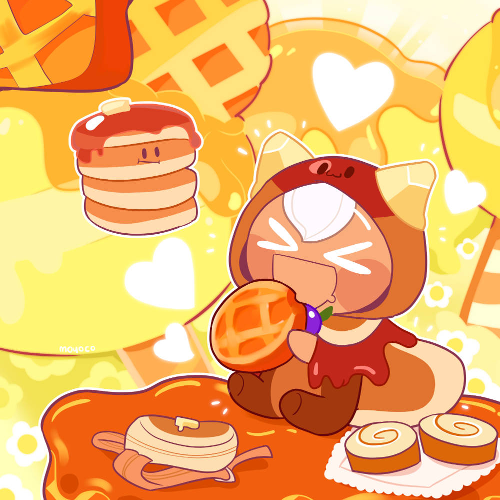 Cookie Run Kingdom Pancake Cookie Wallpaper