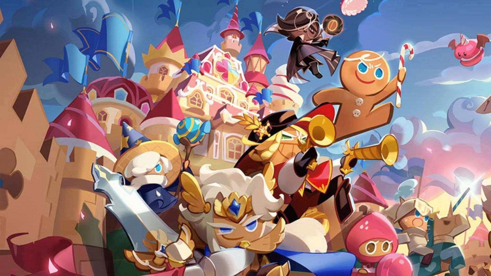 Competitive Cookie Run Gameplay Wallpaper