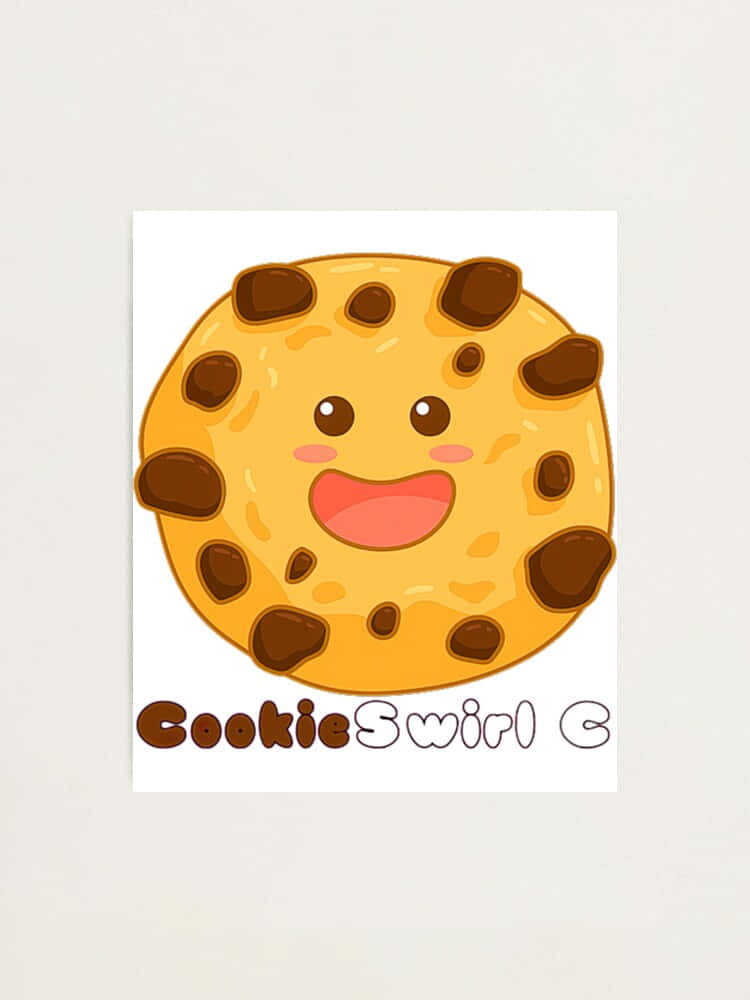 A Cookie With A Smile On It Photographic Print Wallpaper