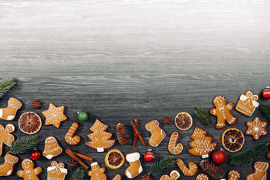 Cookies For Christmas Holiday Desktop Wallpaper
