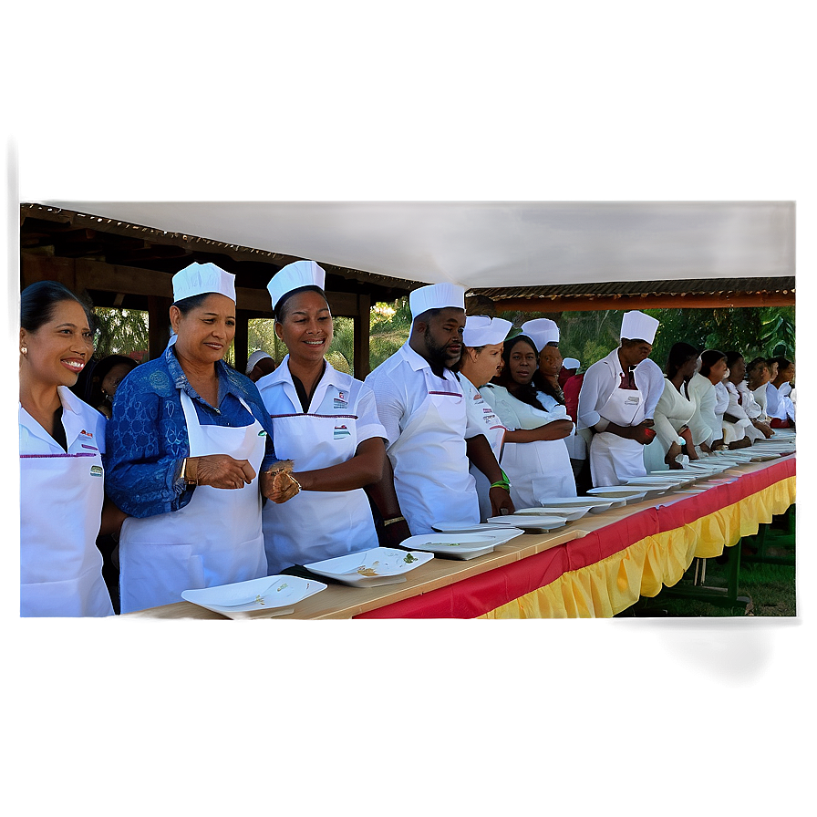 Cooking Demonstration Crowd Png 06242024 PNG