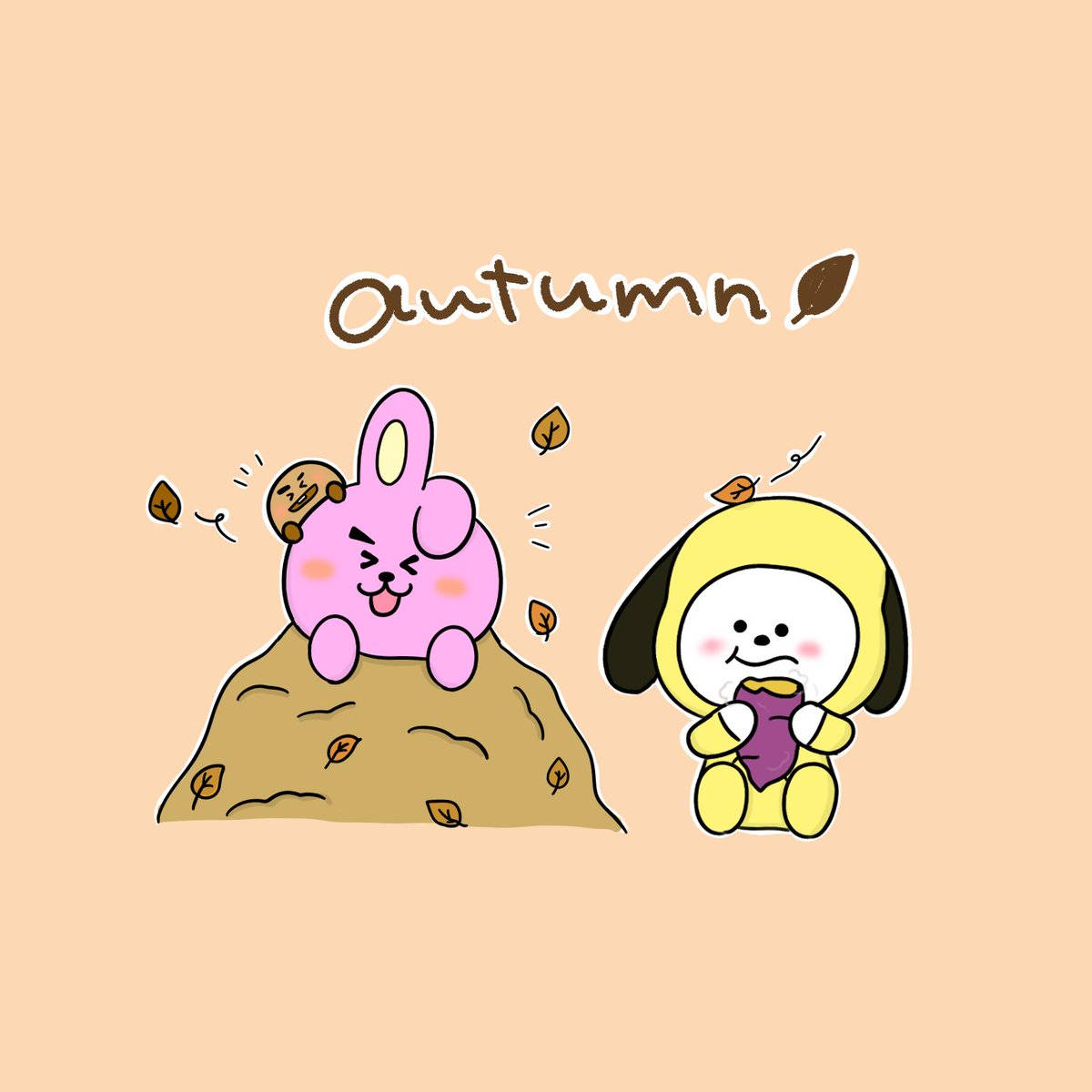 Cookyoch Chimmy Bt21 (note: This Is Already In English And Does Not Require Translation Into Swedish) Wallpaper