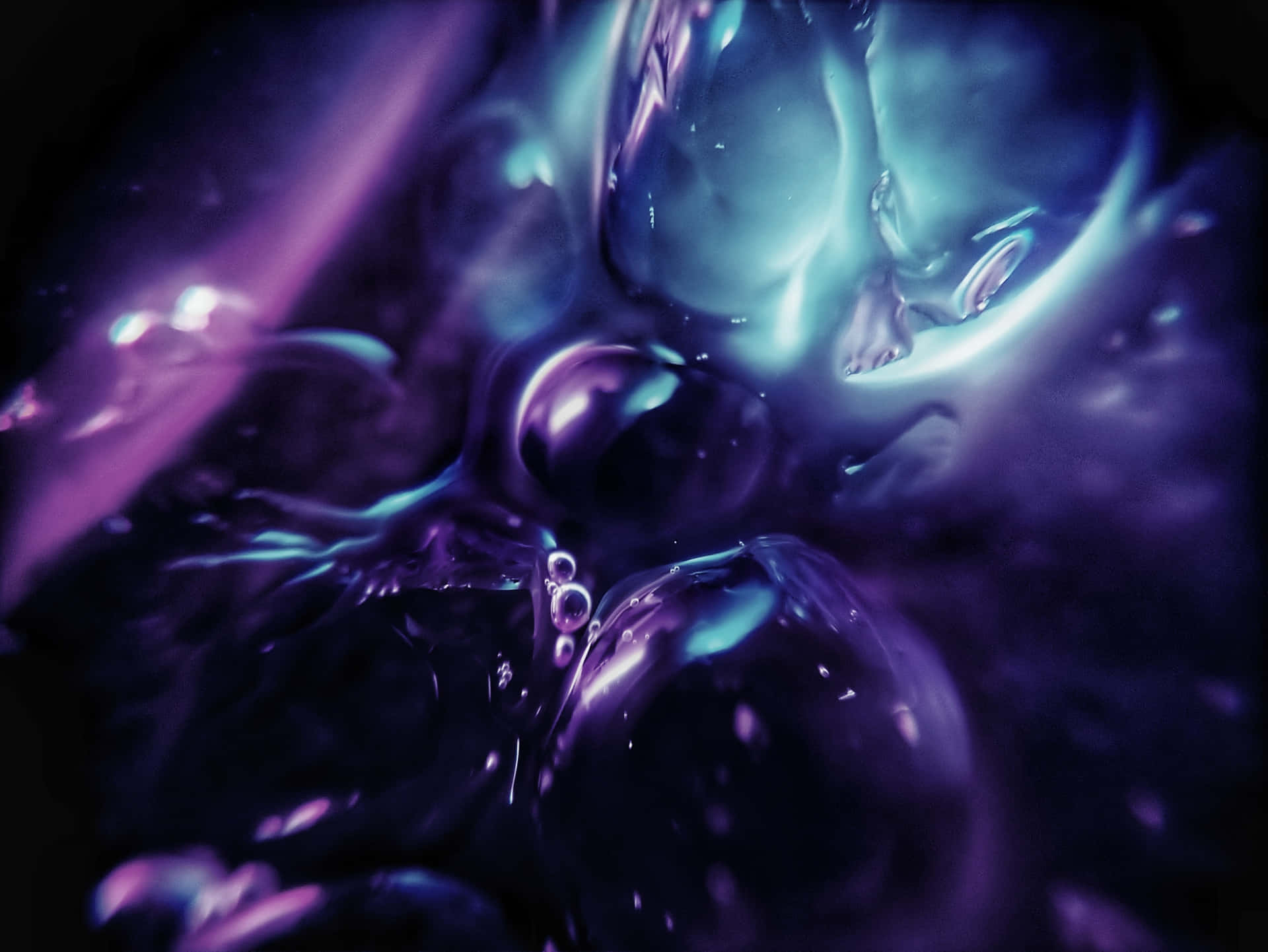 A Purple And Blue Image Of A Creature Wallpaper