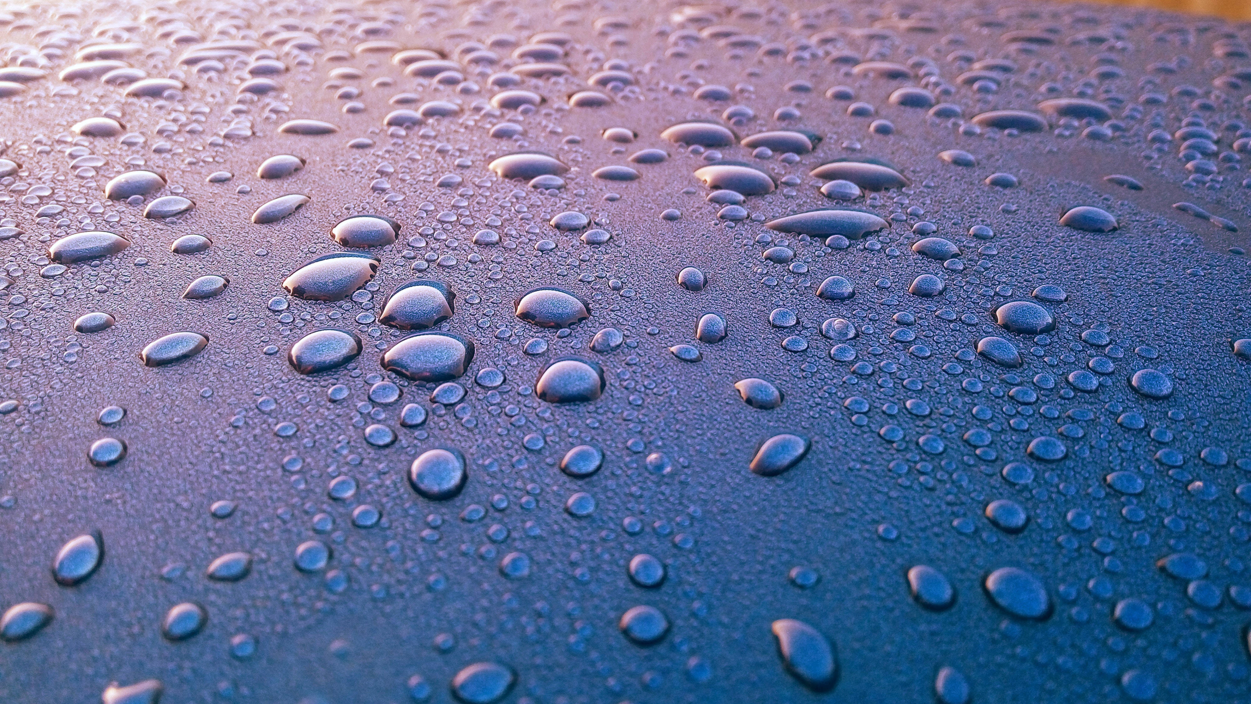Cool 3D Water Drops Scattered Wallpaper
