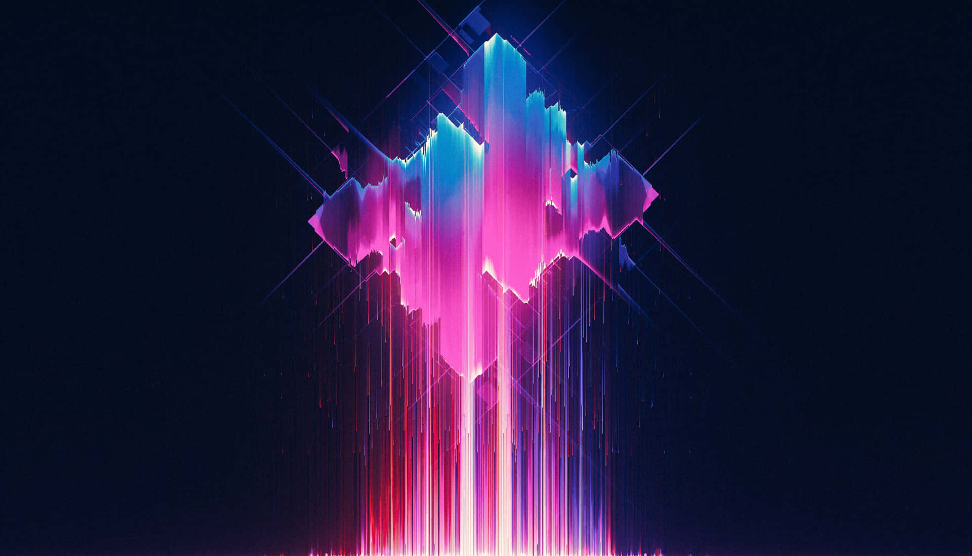 A Colorful Abstract Image Of A Light Source Wallpaper
