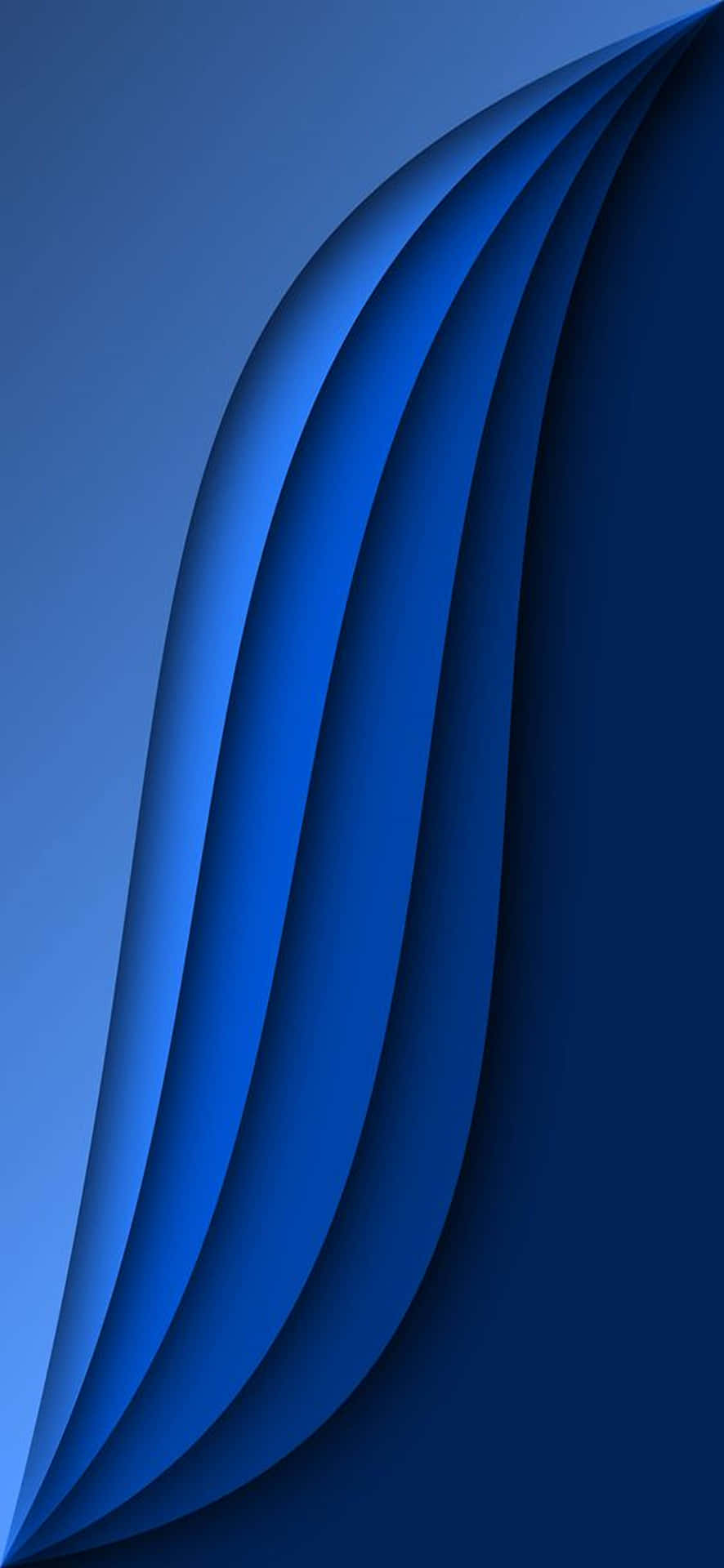 Unpatrón Abstracto Con Tonalidades De Azul Y Violeta Frescas. Fondo de pantalla