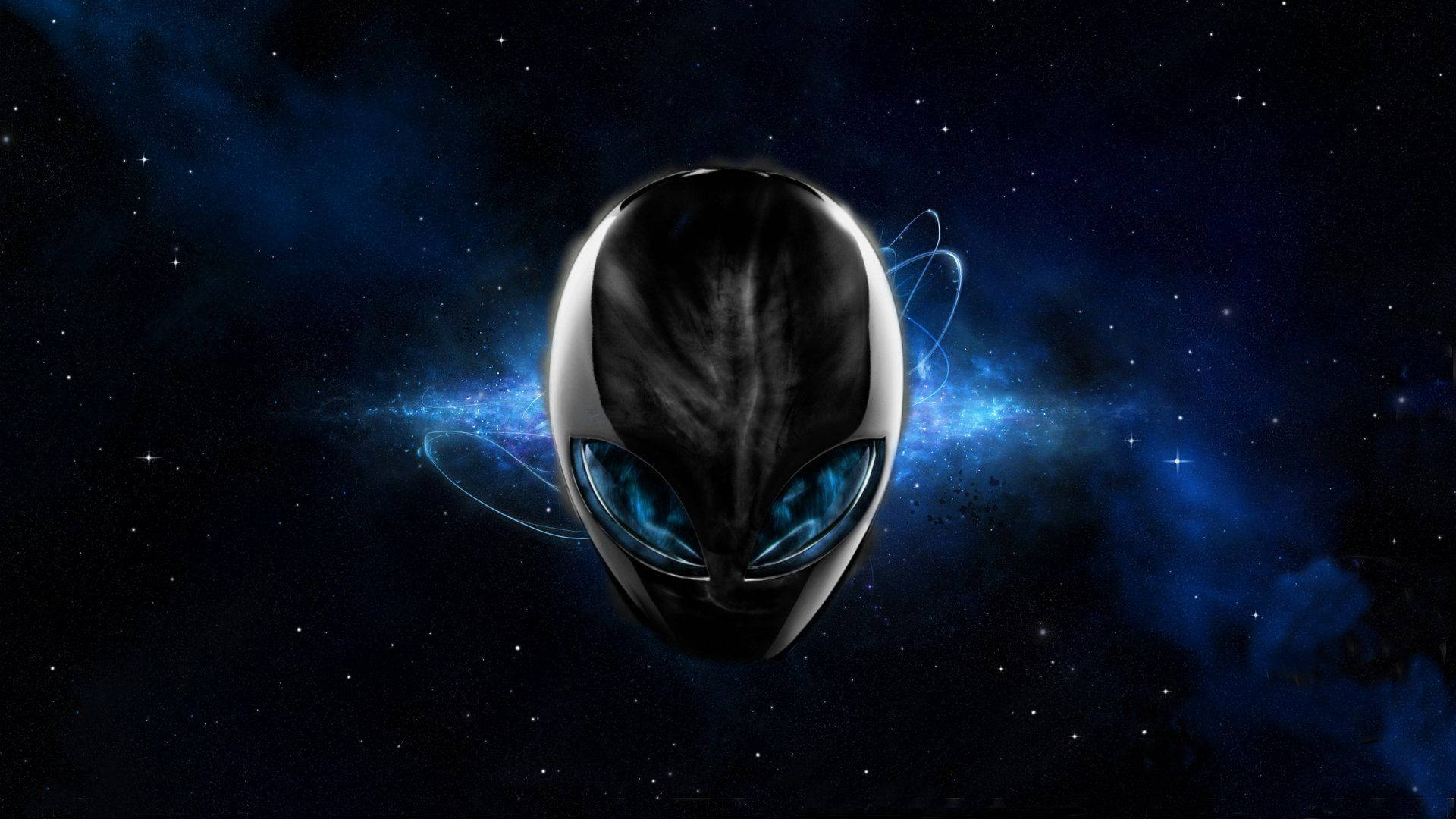 Cool Alien Mask 3d Wallpaper