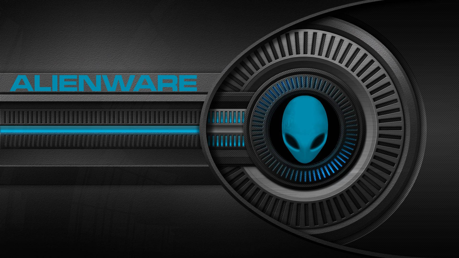 High-Tech Alienware Logo Art Wallpaper