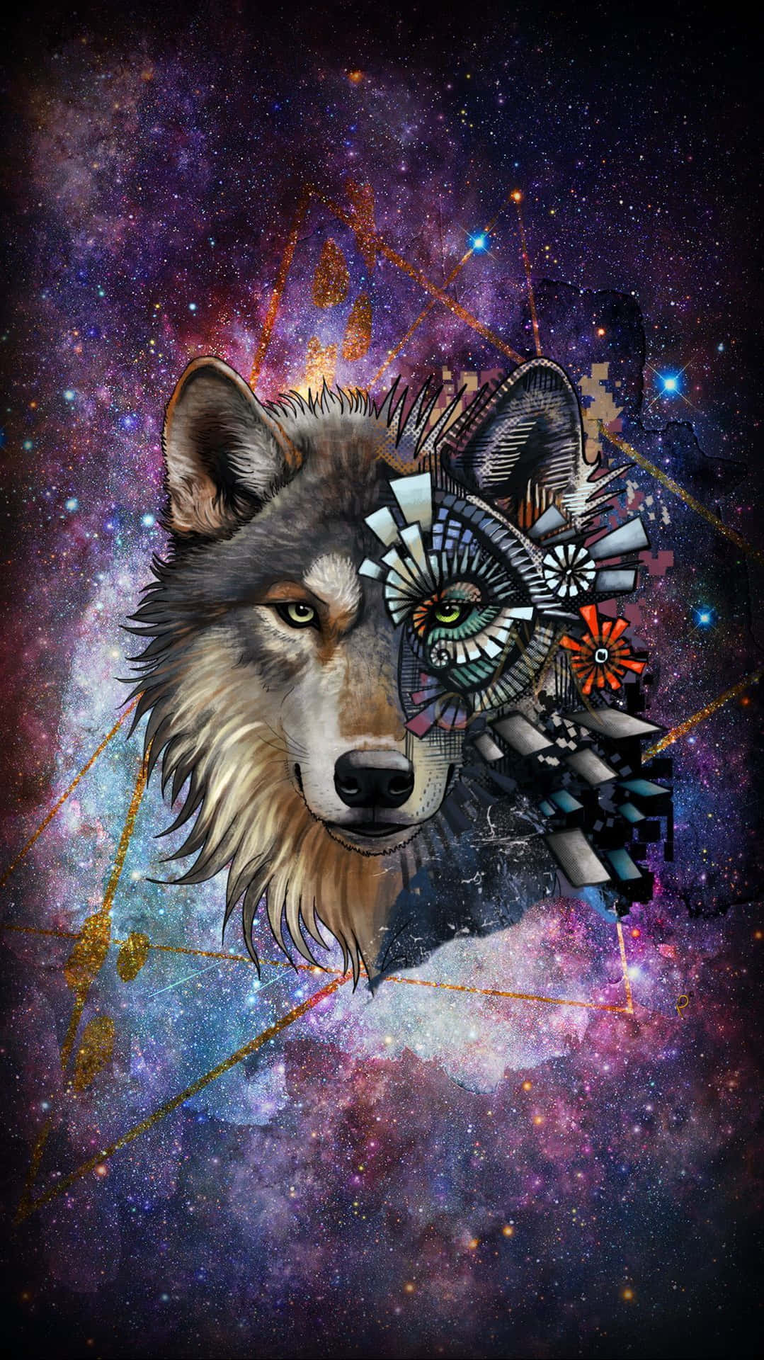 Explore the magical universe of Cool Animal Galaxy Wallpaper