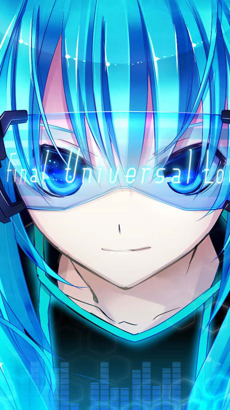 "Cool anime characters in captivating blue hues" Wallpaper