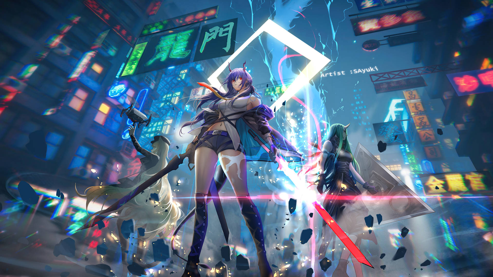 Cool Anime Futuristic City Picture