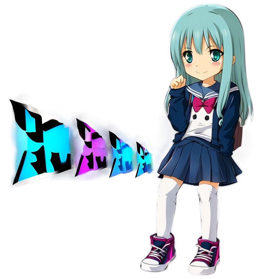 Cool Anime Girl Png Tsy50 PNG