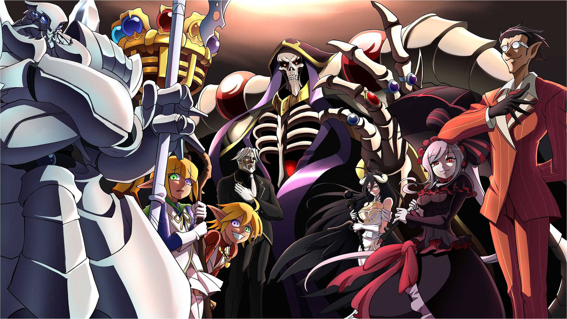 Join Overlord's undead soldiers today Wallpaper