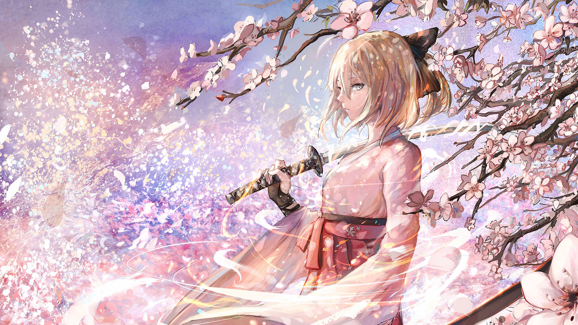 Cool Anime Samurai Girl Wallpaper