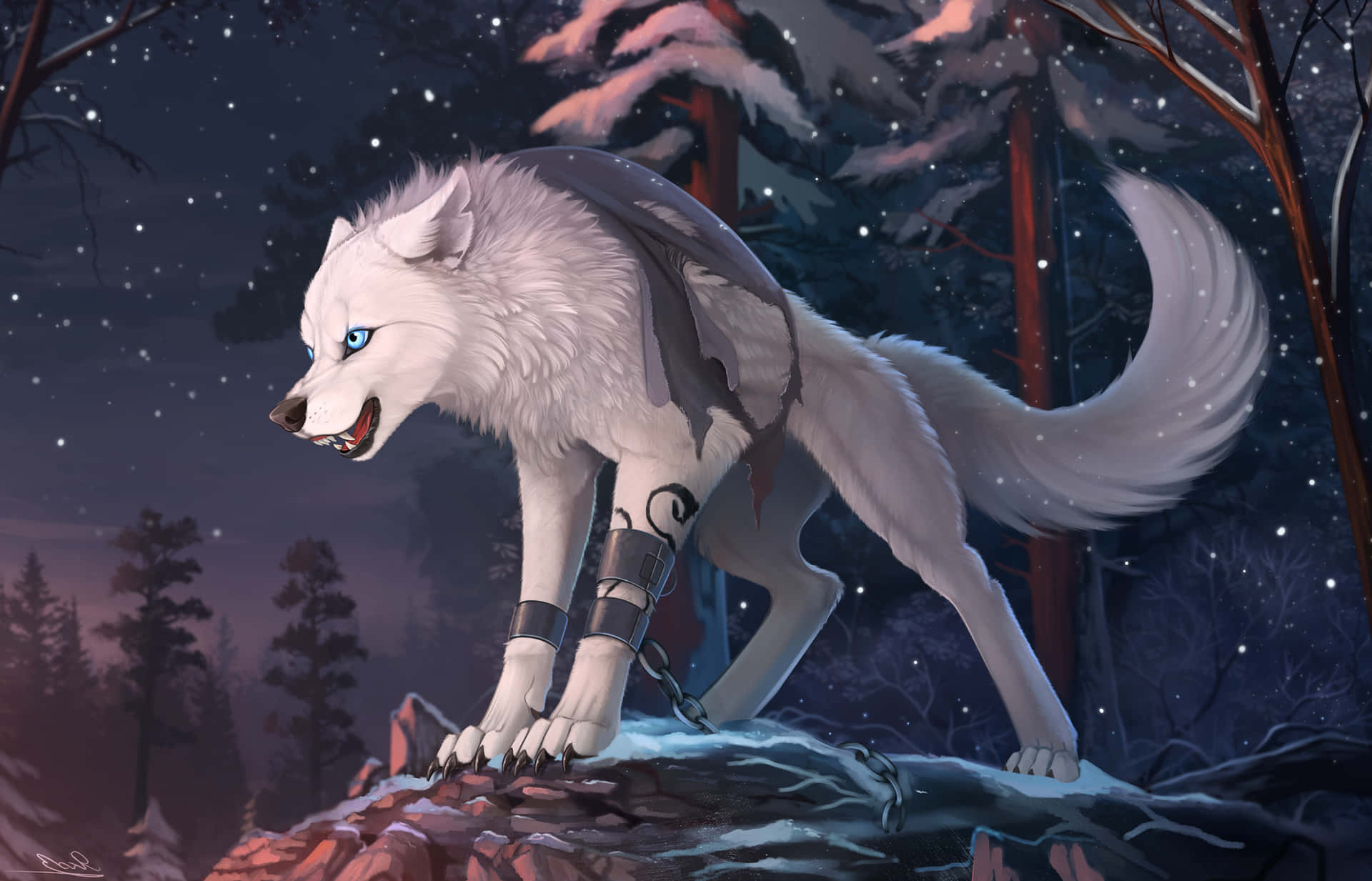 Free Cool Anime Wolf Wallpaper Downloads, [100+] Cool Anime Wolf Wallpapers  for FREE 