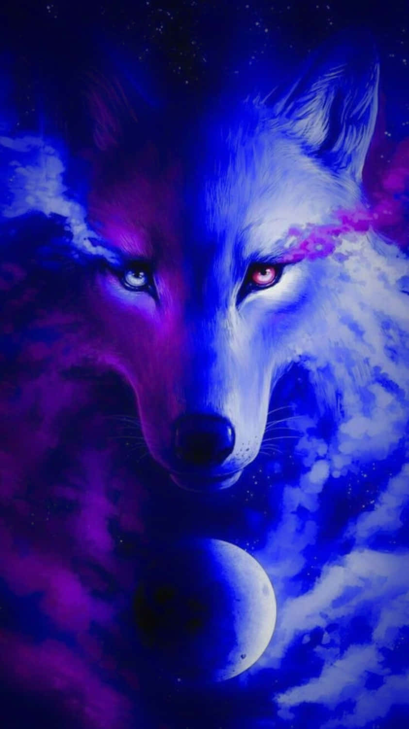 "The Coolest Anime Wolf" Wallpaper