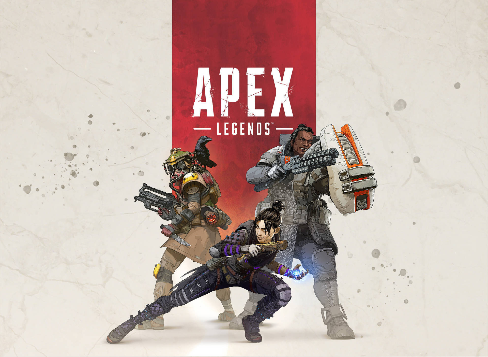 Eineikonische Schlacht: Spiele Das Coole Videospiel Apex Legends. Wallpaper