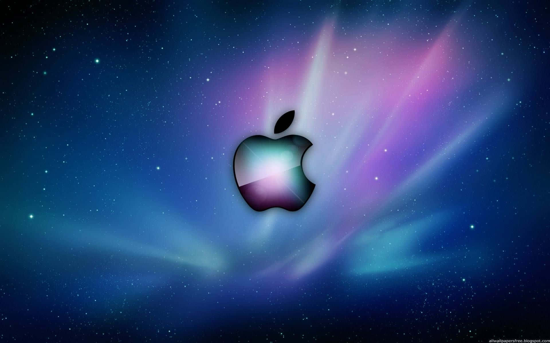 Cool Apple Space Background Wallpaper