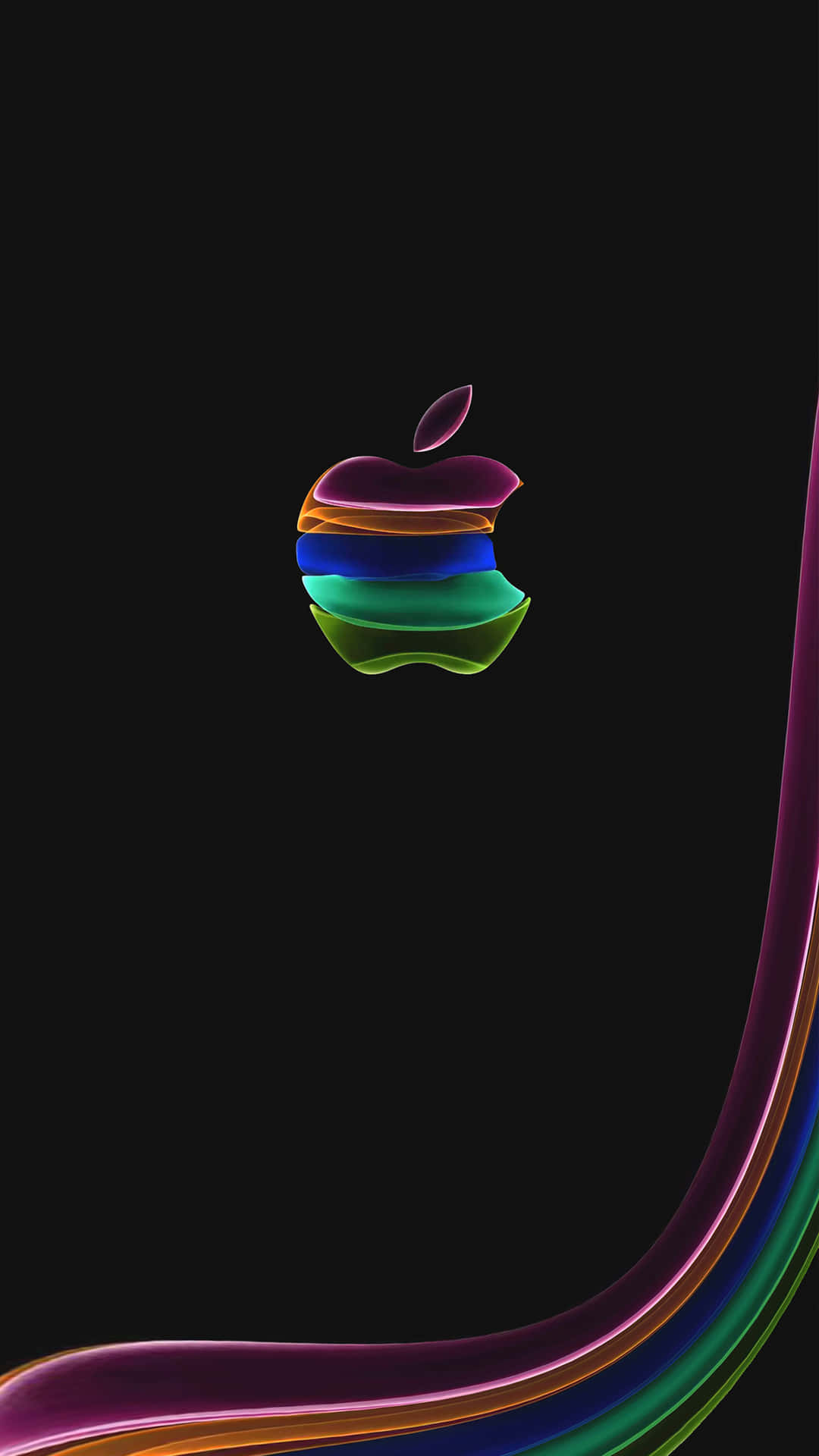 Fantasticosfondo Luminoso Apple Estetico Sfondo