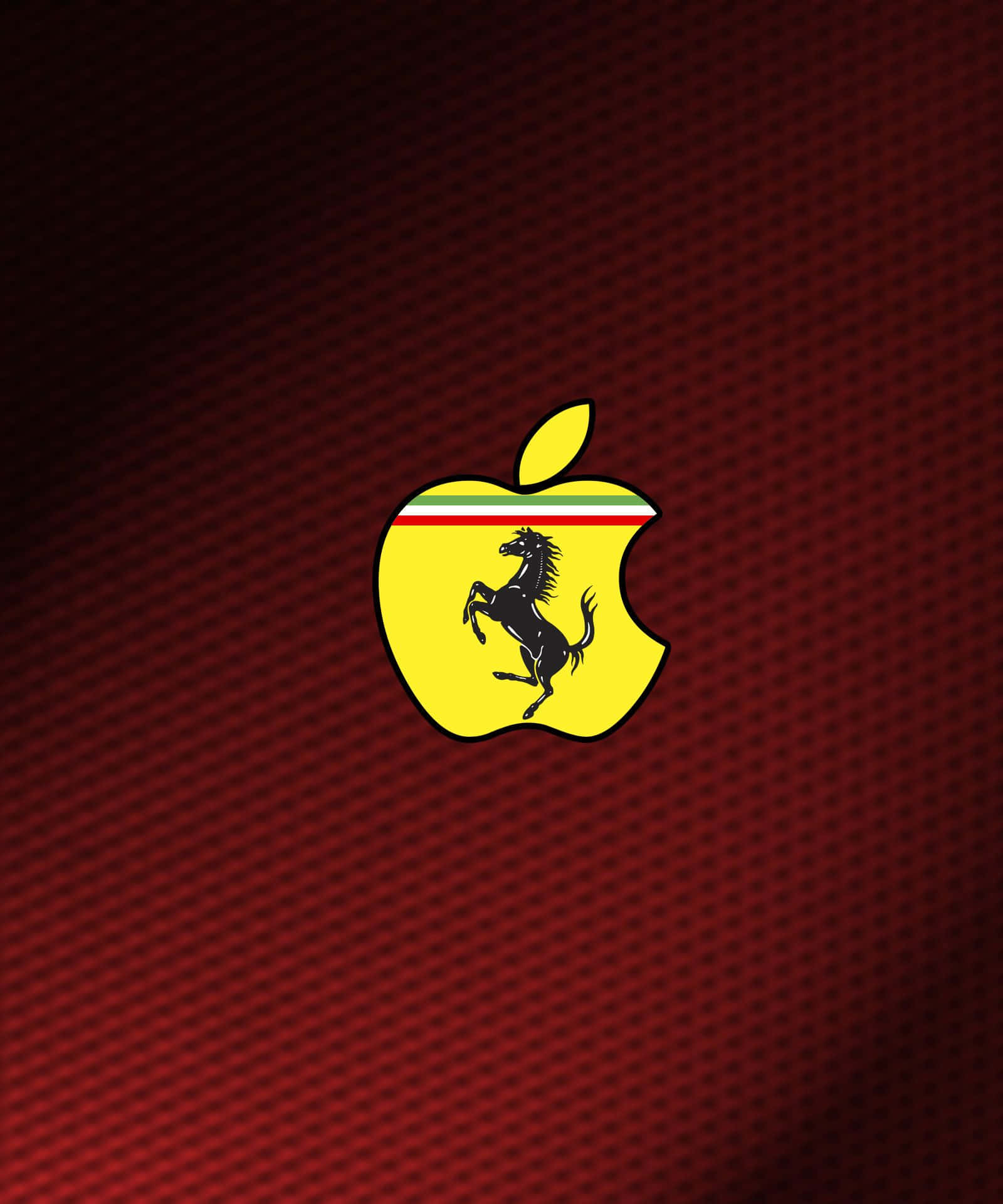 Logoapple Ferrari Fantastico Sfondo