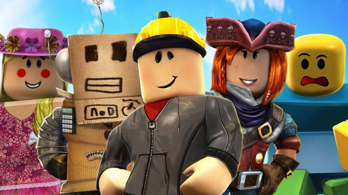 Cool avatar style in Roblox Wallpaper