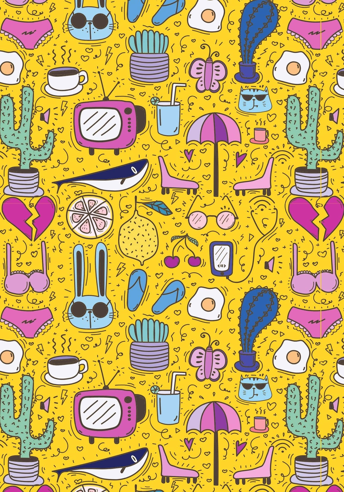 Cool Mustard Yellow Design Background