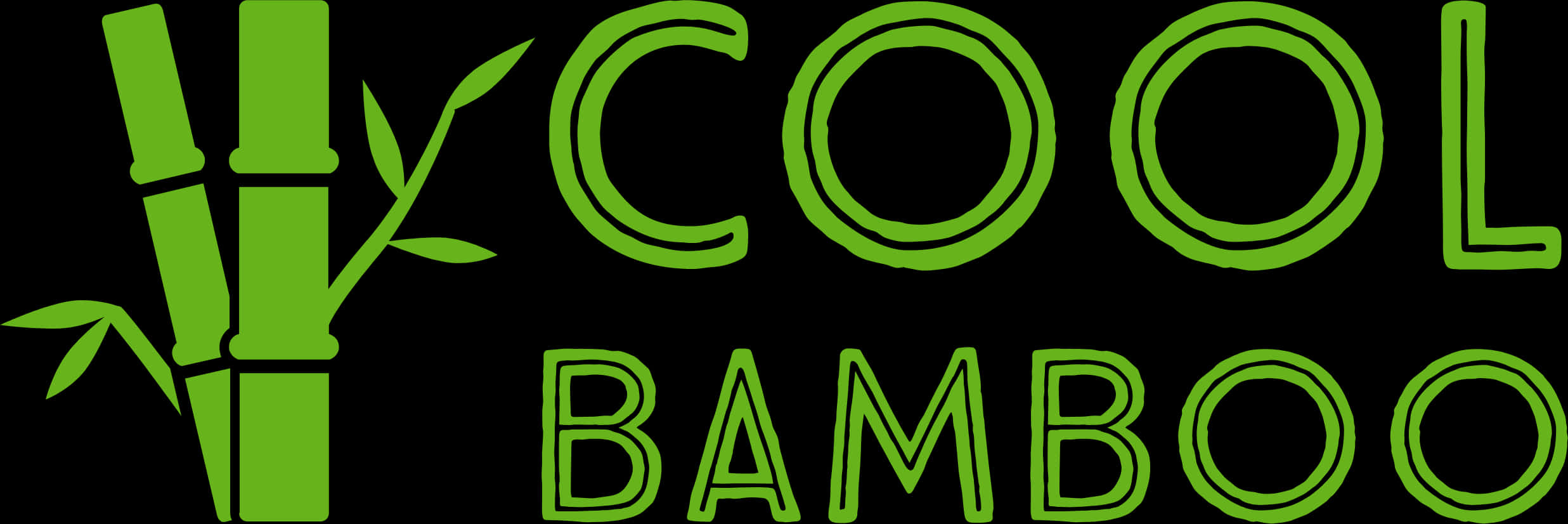 Cool Bamboo Logo Design PNG