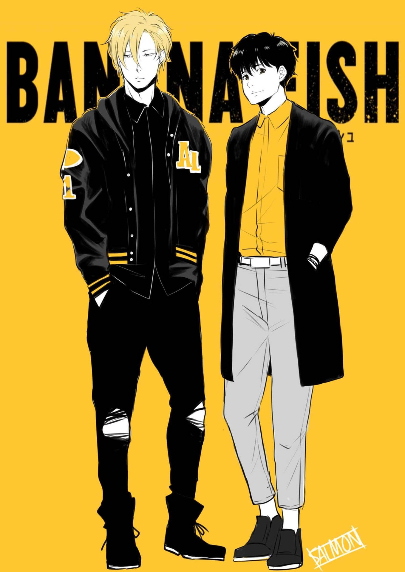 Download Banana Fish Anime Characters Wallpaper