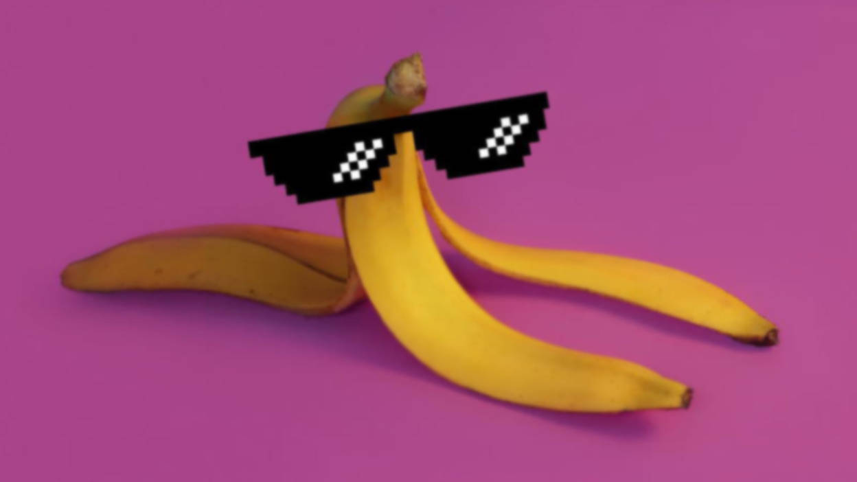 Cool Banana Funny Meme