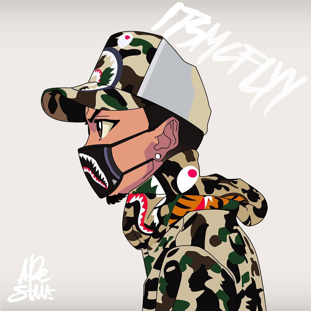 Show Your Pride in Bape Style Wallpaper