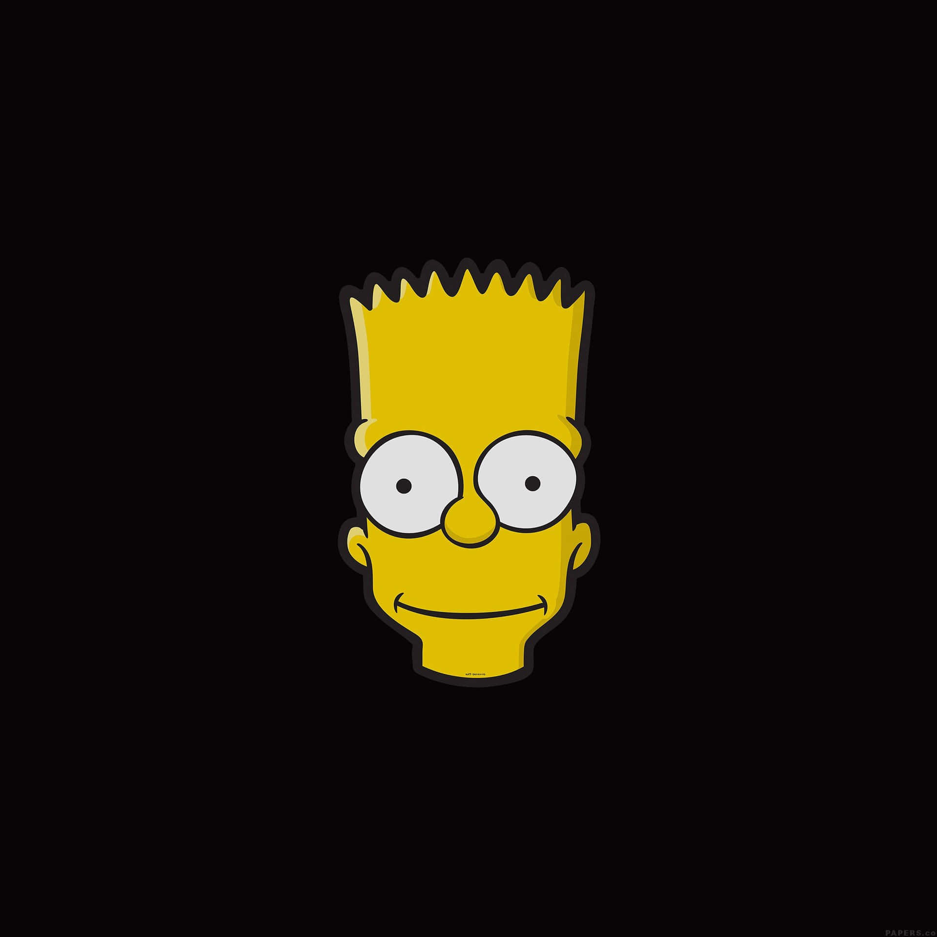 Cool Bart Simpson rocking a Supreme Tee Wallpaper