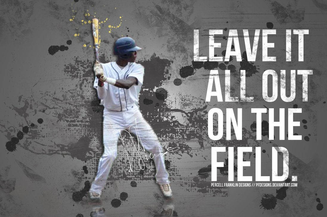 Cool Baseball Citat Wallpaper