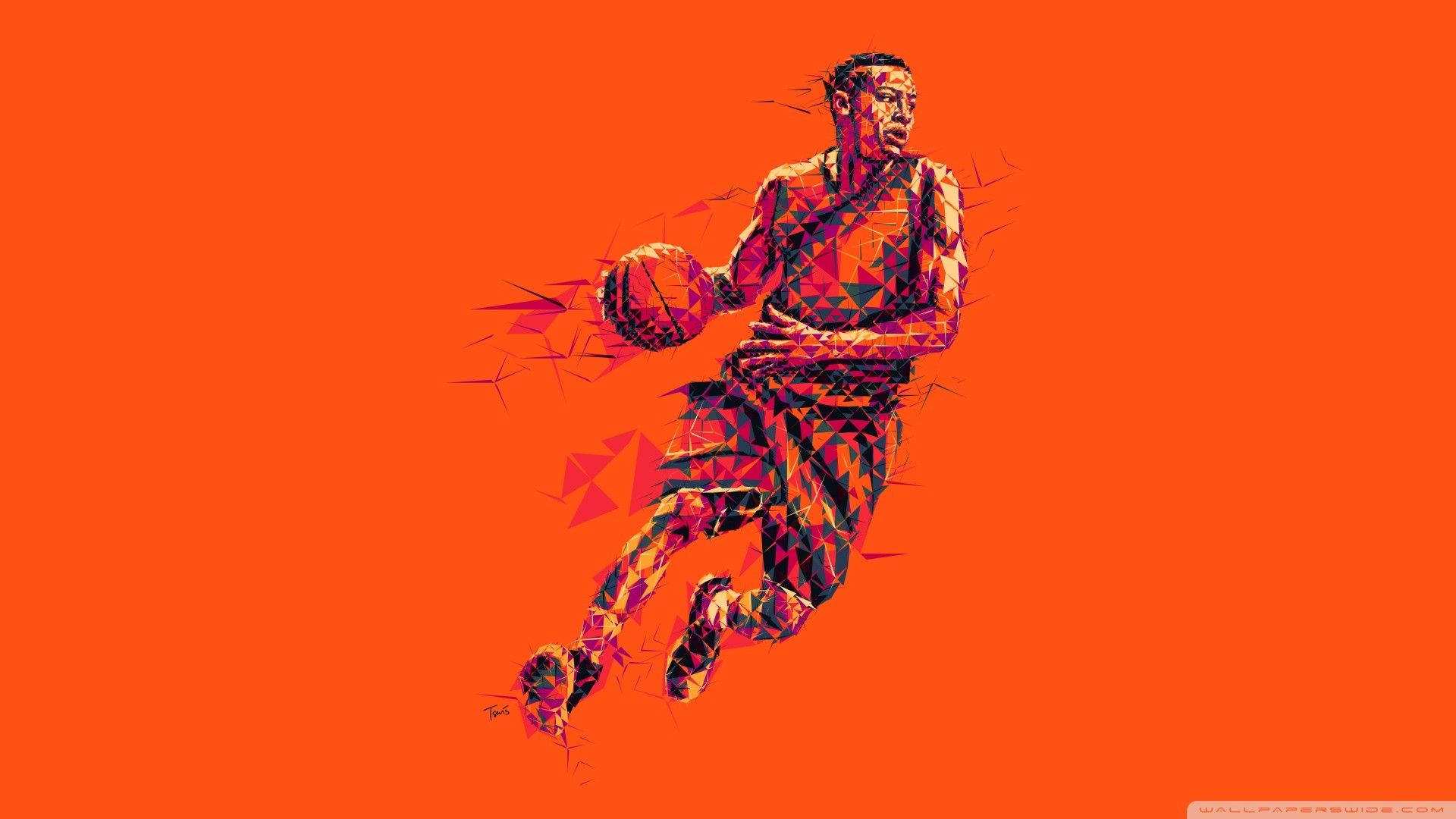 Coolebasketball-orange Wallpaper