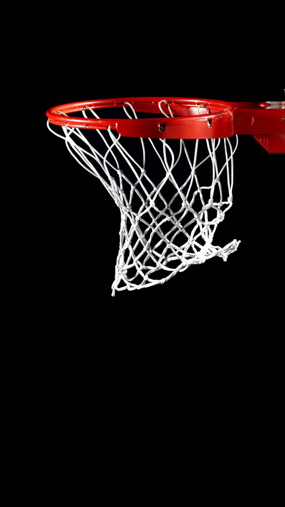 Cool Basketball Ring Minimalistisk Tapet: Kølig basketballring minimalistisk tapet Wallpaper